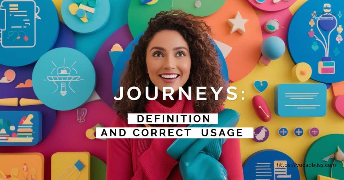 Journeys Difination and correct usage