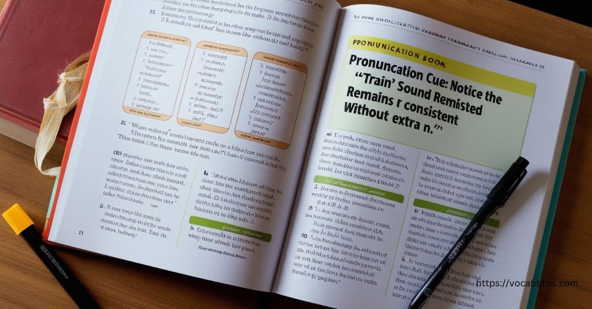 Training or Trainning
Pronunciation Cue