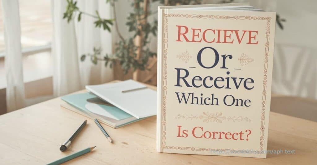 Recieve or Receive Which One Is Correct