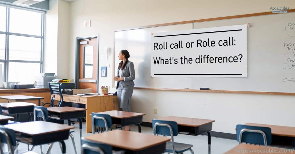 Roll Call or Role Call featured image