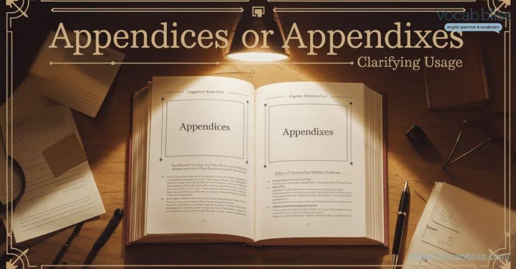 Appendices or Appendixes featured image