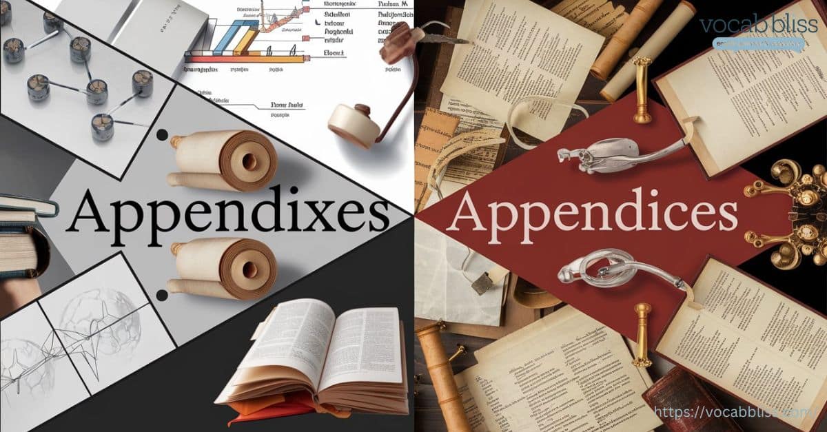 Appendices or Appendixes