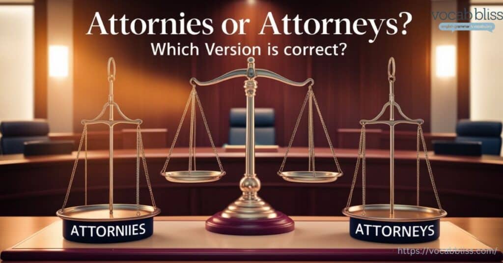 Attornies or Attorneys featured image