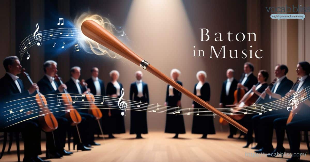 Baton in Music Batton or Baton