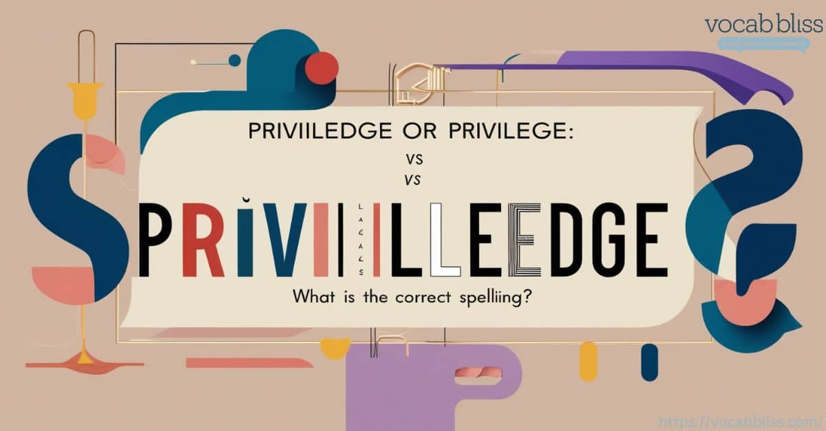 Priviledge Or Privilege featured image