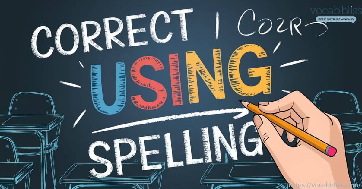 Using or Useing correct spelling