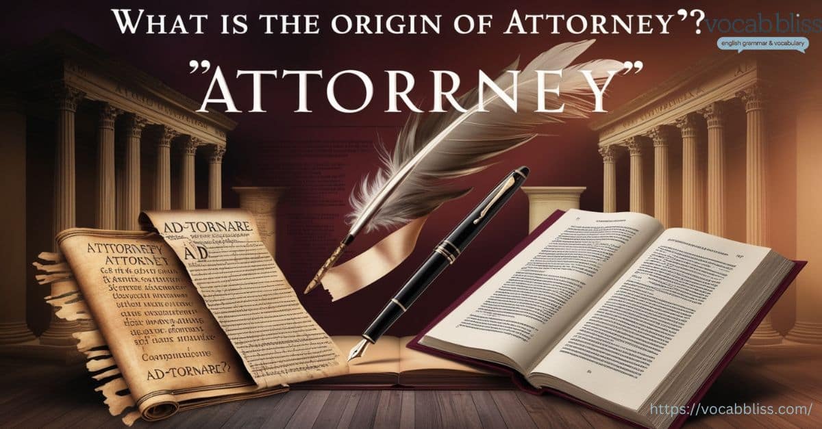 What Is the Origin of Attorney