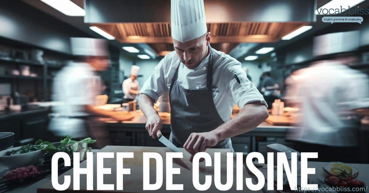 chef de cuisine