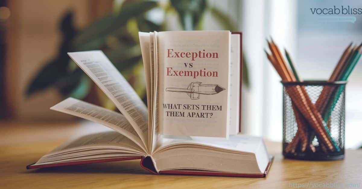 exemption or exception