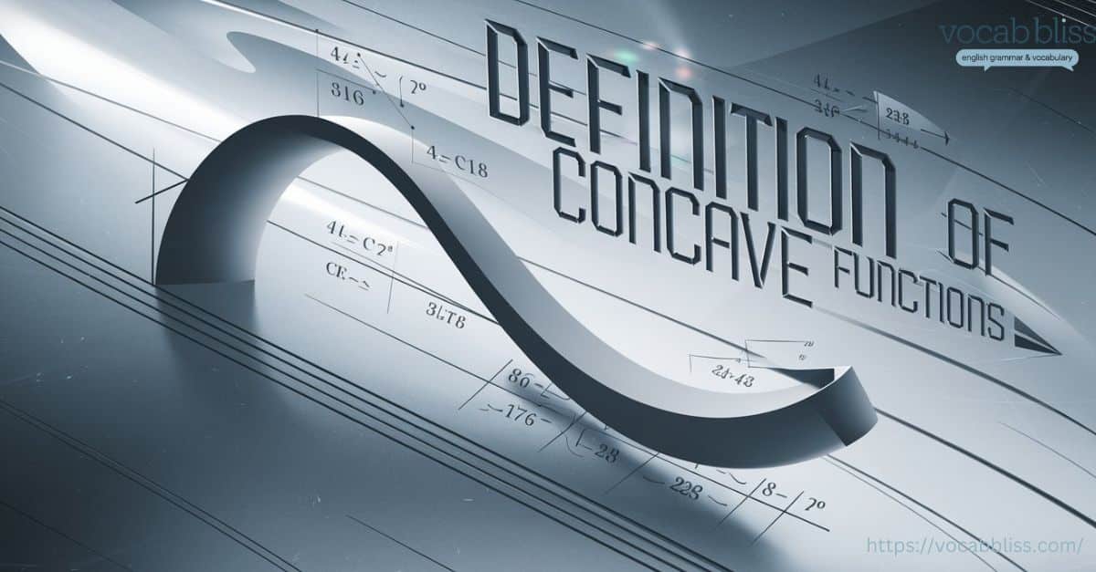 Definition of Concave Functions