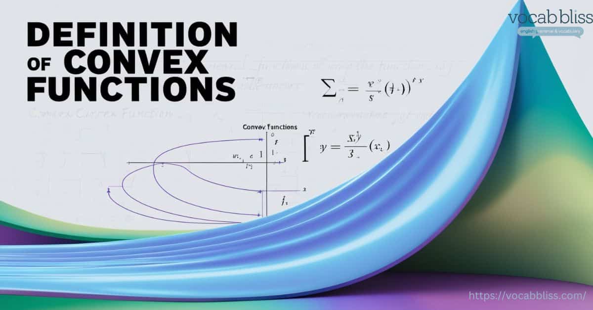 Definition of Convex Functions