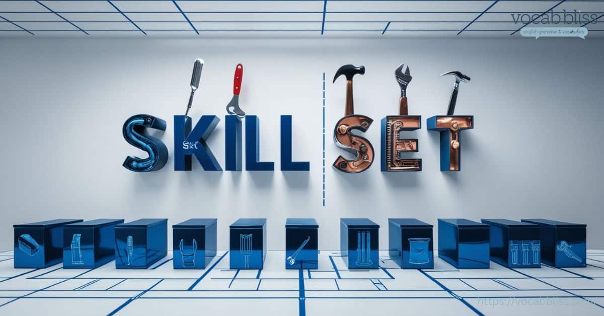 Explanation of Skillset as a Single Noun