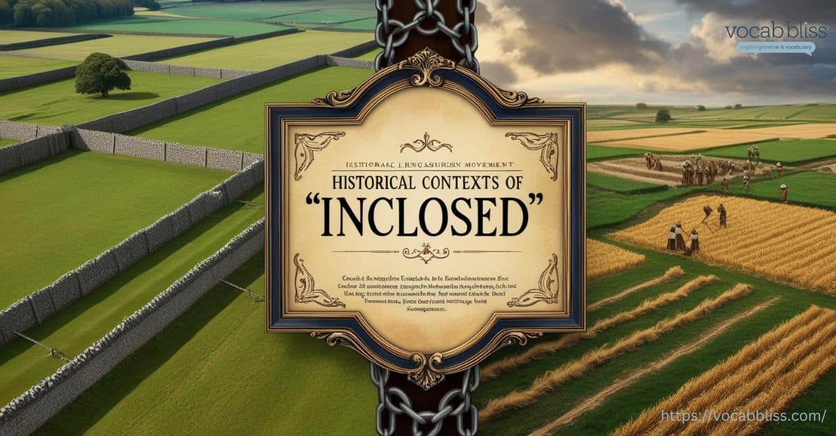 Historical Contexts of Inclosed