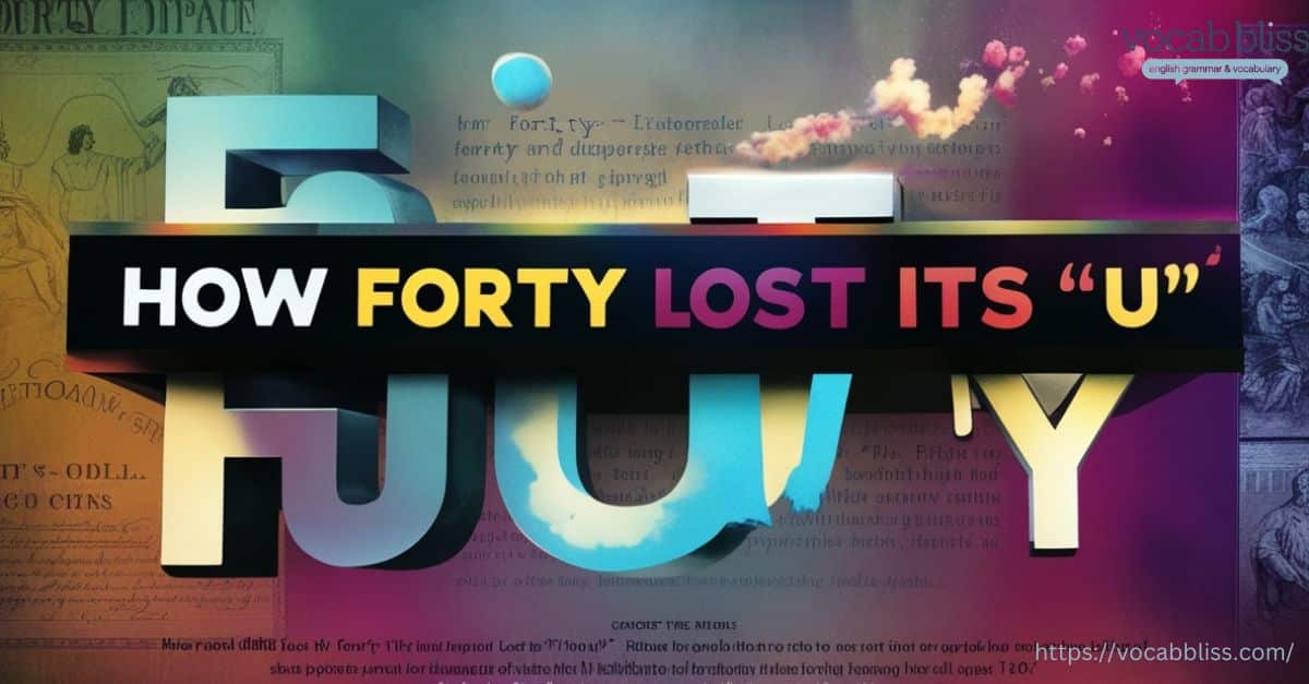 How Forty Lost Its U