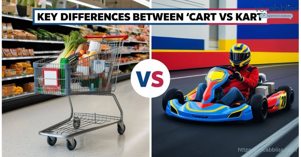 Key Differences Between Cart vs Kart