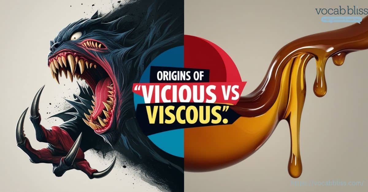 Origins of vicious vs viscous