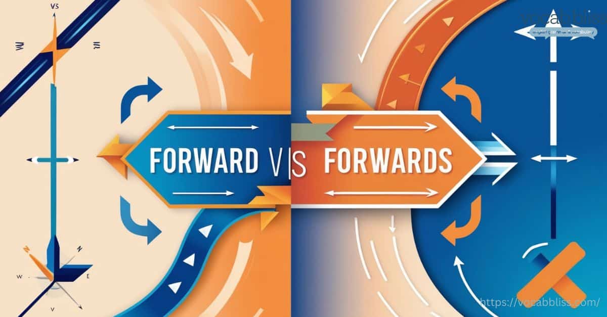 Synonyms for Forward vs Forwards