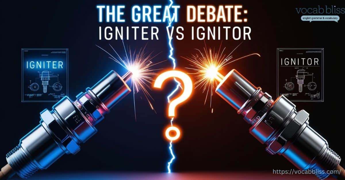 The Debate Should You Use ignitor or igniter