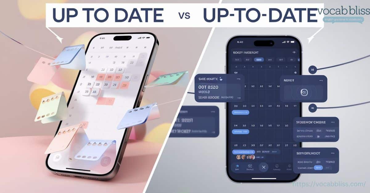 Up to Date vs Up-to-Date