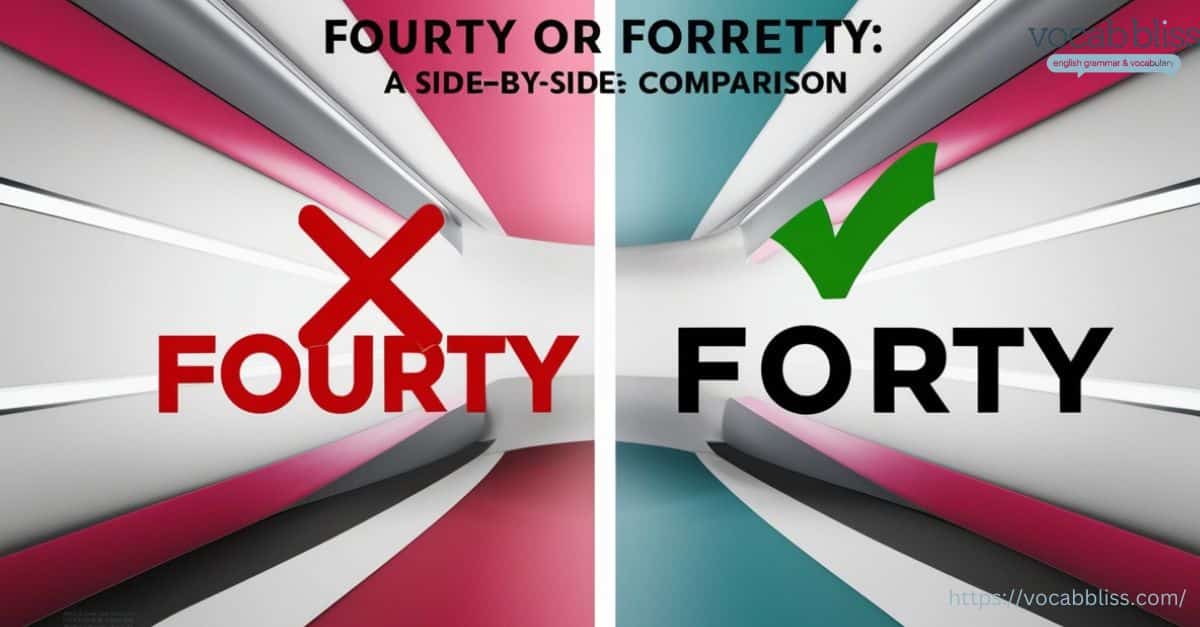 fourty or forty A Side by Side Comparison