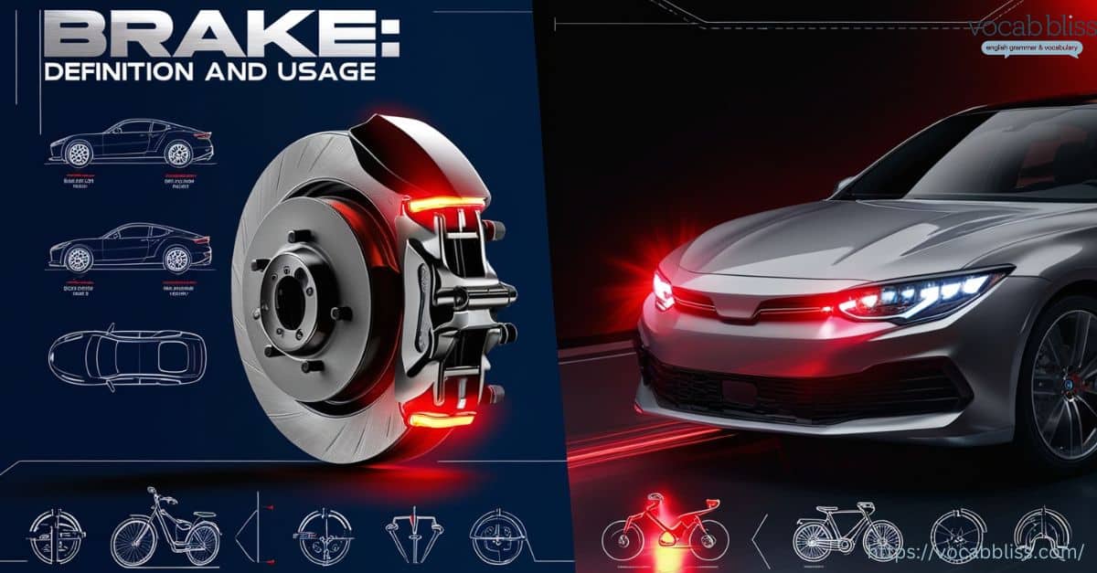 Brake Definition and Usage