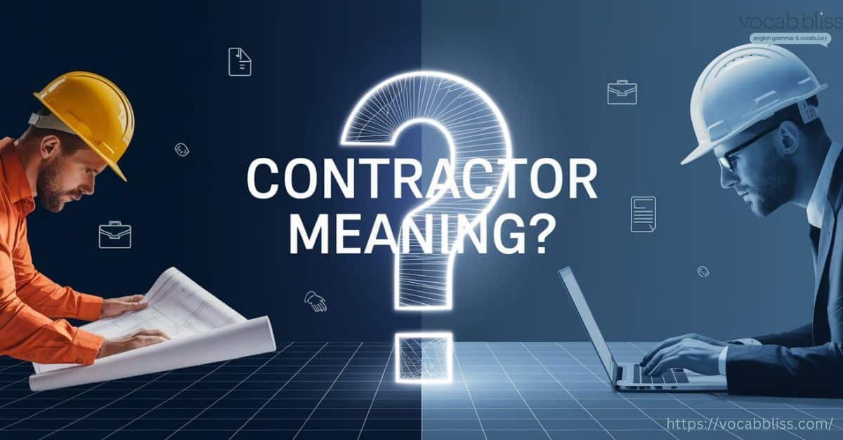 Contractor Meaning