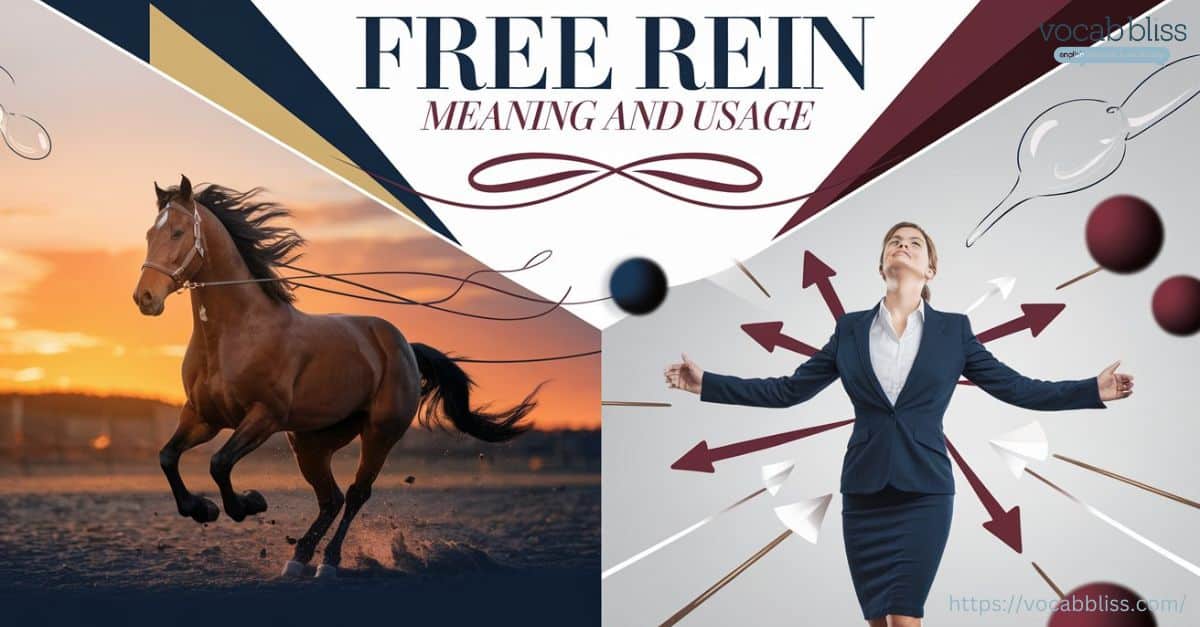 Free Rein Meaning and Usage