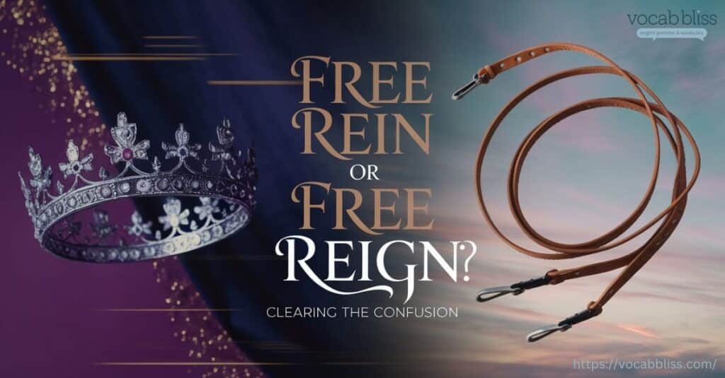 Free Rein or Free Reign featured